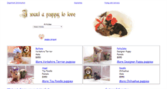 Desktop Screenshot of iwantapuppytolove.com